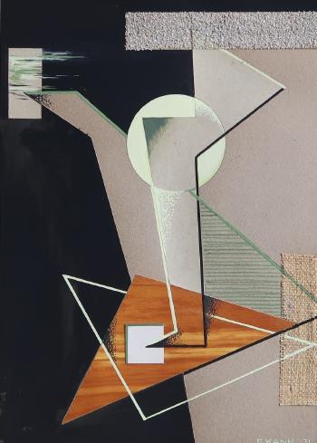 Composition géométrique by 
																	Frederick Kann