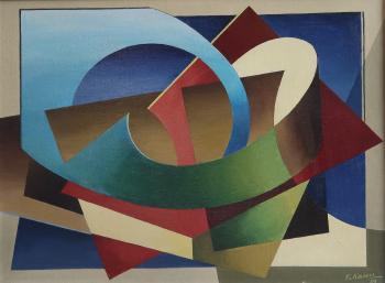 Composition abstraite by 
																	Frederick Kann