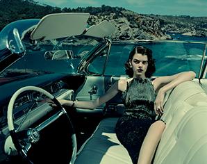 Blue Cadillac by 
																	Jacques Olivar