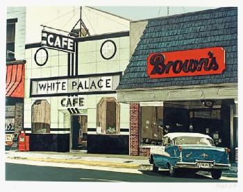 White Palace Cafe by 
																	John Baeder