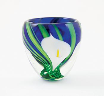 Calla lily vase by 
																	Peter Raos