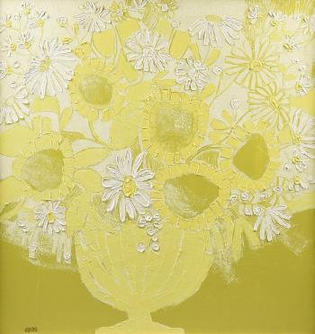 Yellow Urn by 
																			Patricia Waldrip-Taylor