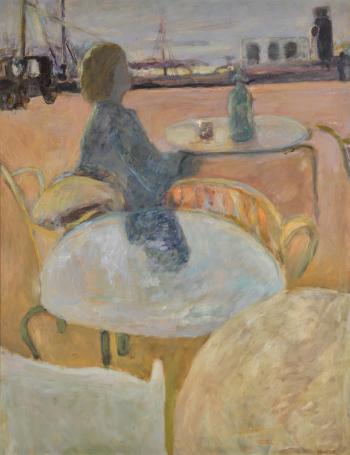 At The Cafe by 
																	Georges Feher
