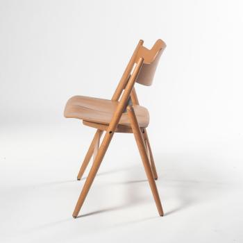 Six SE 18 folding chairs by 
																			Egon Eiermann