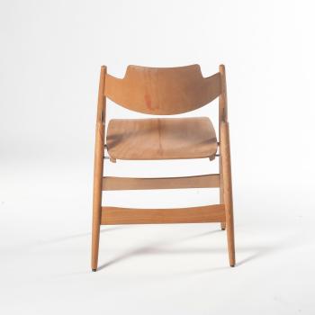 Six SE 18 folding chairs by 
																			Egon Eiermann