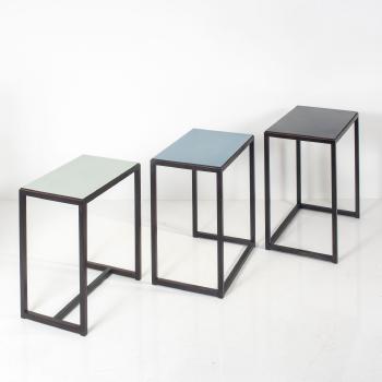 Three nesting tables by 
																			Egon Eiermann