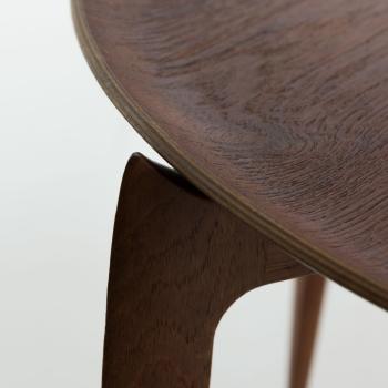 Foldig table with removable tray by 
																			H Engholm