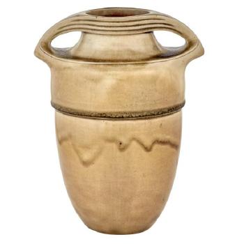 Henry Van De Velde For August Hanke Hohr Salt-glazed Stoneware Two-handled Vase by 
																	August Hanke