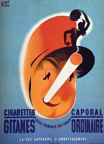 Cigarettes Caporal by 
																	Rene Ravo