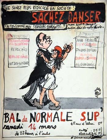 Bal de Normal Sup Pompidou and Marianne - Sachez Danser Ne soyez plus ridicule by 
																	Jean Effel