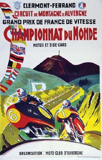 Clermont-Ferrand Championat du Monde Moto Sidecar by 
																	Rene Garmy