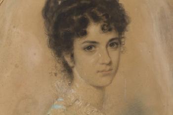 Portrait of Dame by 
																			Ladislaus von Czachorski