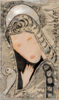 Vierge à l’enfant by 
																	Maria Ivanovna Vasilieva