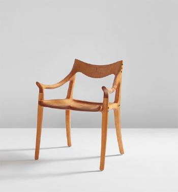 Low Back Side Chair by 
																	Sam Maloof