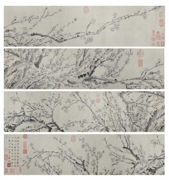 Winter blossoms by 
																			 Wang Mian