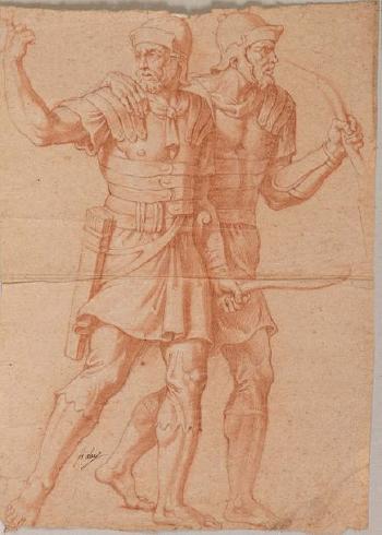 Deux Archers Romains by 
																	Alexandre Ubelesski