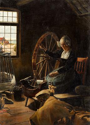 A Dutch spinner by 
																			Rudolf Eichstaedt