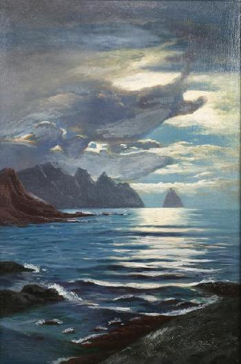 Rolling Waves In The Moonlight by 
																			Franz Dernel