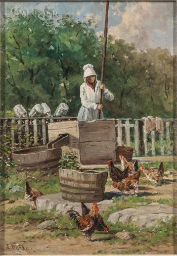 Pumping Water by 
																			Edward Burrill