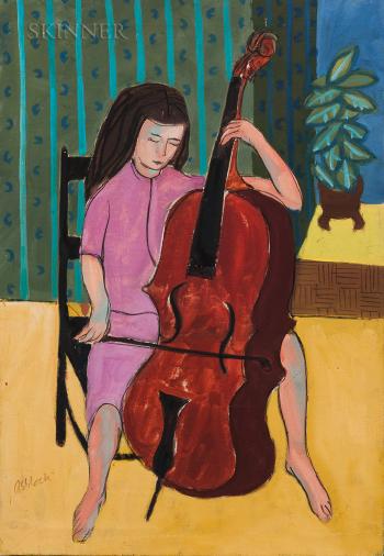 Cellist (Margaret Jane 1952) by 
																	Rex J Ashlock