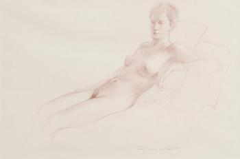 Female Nude by 
																			Robert Wraith