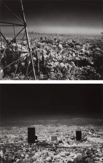 Two Works: (i) Untitled (Towards Burbank); (ii) Untitled (Towards Los Angeles) by 
																	Florian Maier-Aichen