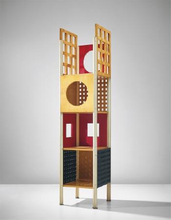 Prototype 'Commode column' by 
																	Ettore Sottsass