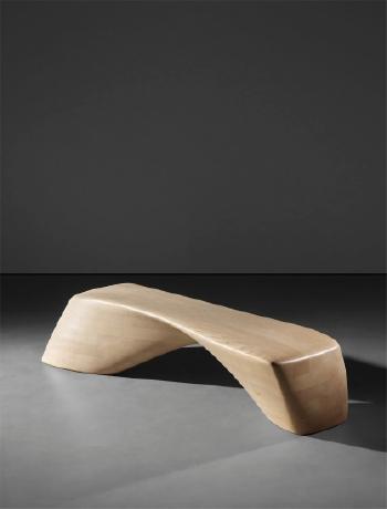 Ordrupgaard' bench, model no. PP995, designed for the Ordrupgaard Museum extension, Charlottenlund, Denmark by 
																	Zaha Hadid