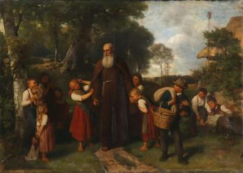On the way to a picnic by 
																			Ludwig Neustatter