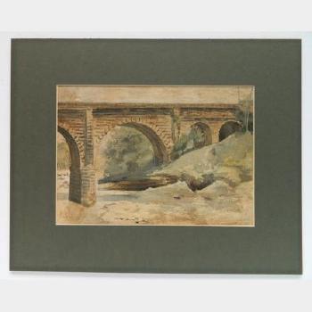 The bridge at olmsted falls by 
																			Ora Coltman