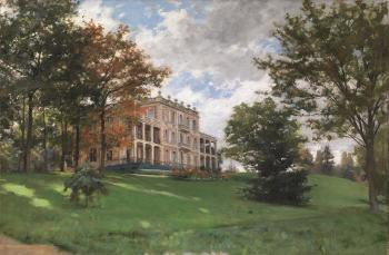 Villa Al Bois De Boulogne by 
																			Giuseppe de Nittis