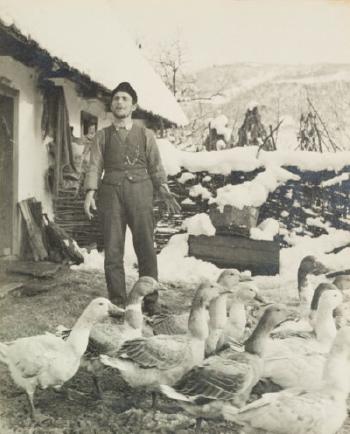 The Poultry Farmer by 
																	Roman Vishniac