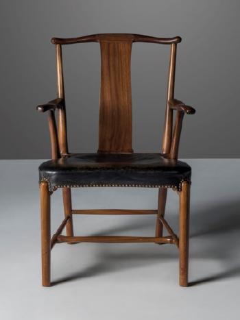 A Rare And Important China Armchair, Circa 1945 by 
																	 Johannes Hansen