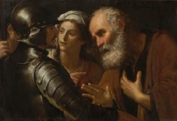 The Denial Of Saint Peter by 
																	Giuseppe Vermiglio