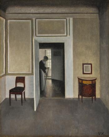 Interior, Strandgade 30 by 
																	Vilhelm Hammershoi