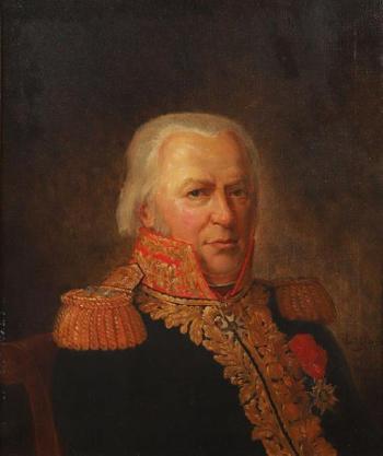 Portrait en buste du Général Schaal by 
																	Louis Saint-Blancat