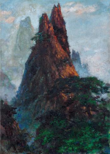 Mount Huang by 
																	 Yan Wenliang