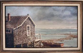 Old South Wharf, Nantucket Massachusetts by 
																	John Joseph Reboli