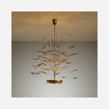 Rare And Important Chandelier by 
																	Paavo Tynell