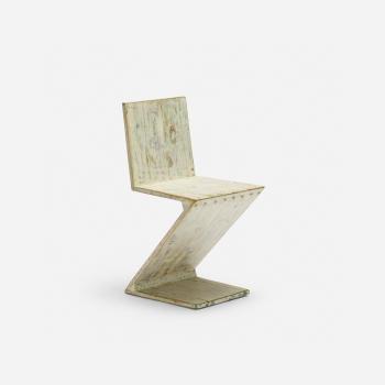 Zig-Zag Chair by 
																			 G A van de Groenekan