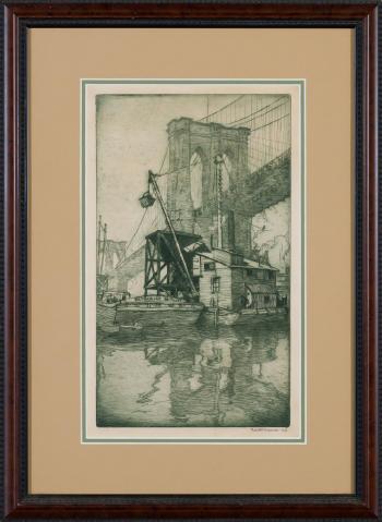 Brooklyn Bridge  by 
																			Everett L Warner