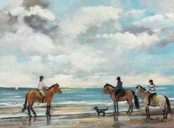 Promenade equestre à Deauville by 
																	Christian Ehlinger