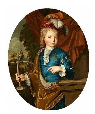 Portrait of Friedrich Ludwig Electoral Prince of Hanover and Prince of Wales by 
																	Arent Vygh