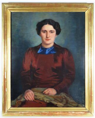 Porträt von Frau Hanna Krasensky by 
																			Anton Hans Karlinsky