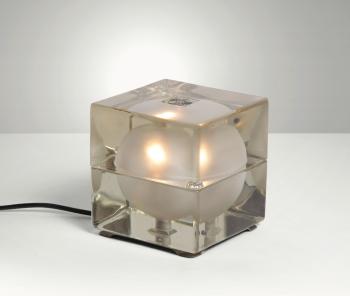 Cubosfera table lamp by 
																	Alessandro Mendini