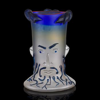 Face vase from the Mythology Heads series, Zeus by 
																			Dan Dailey