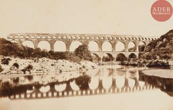 Pont Du Gard by 
																	Edouard Denis Baldus