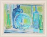 Still life with bottles by 
																			Christine Swane