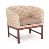 Sofa and easy chair with rosewood frame by 
																			 Holger Christiansen