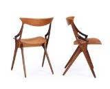Four teak side chairs by 
																			Mogens Kold